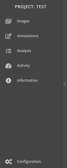 Project navigation bar